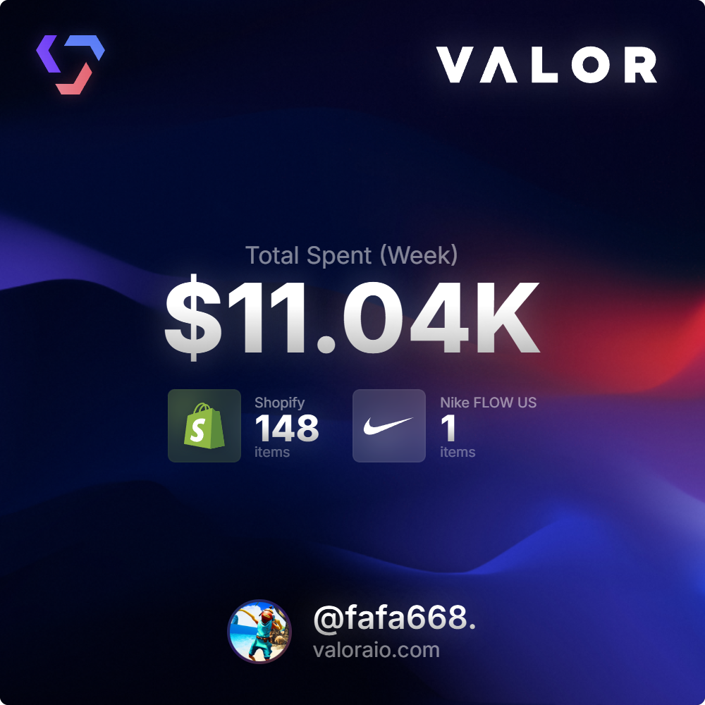 Valor community checkout proof